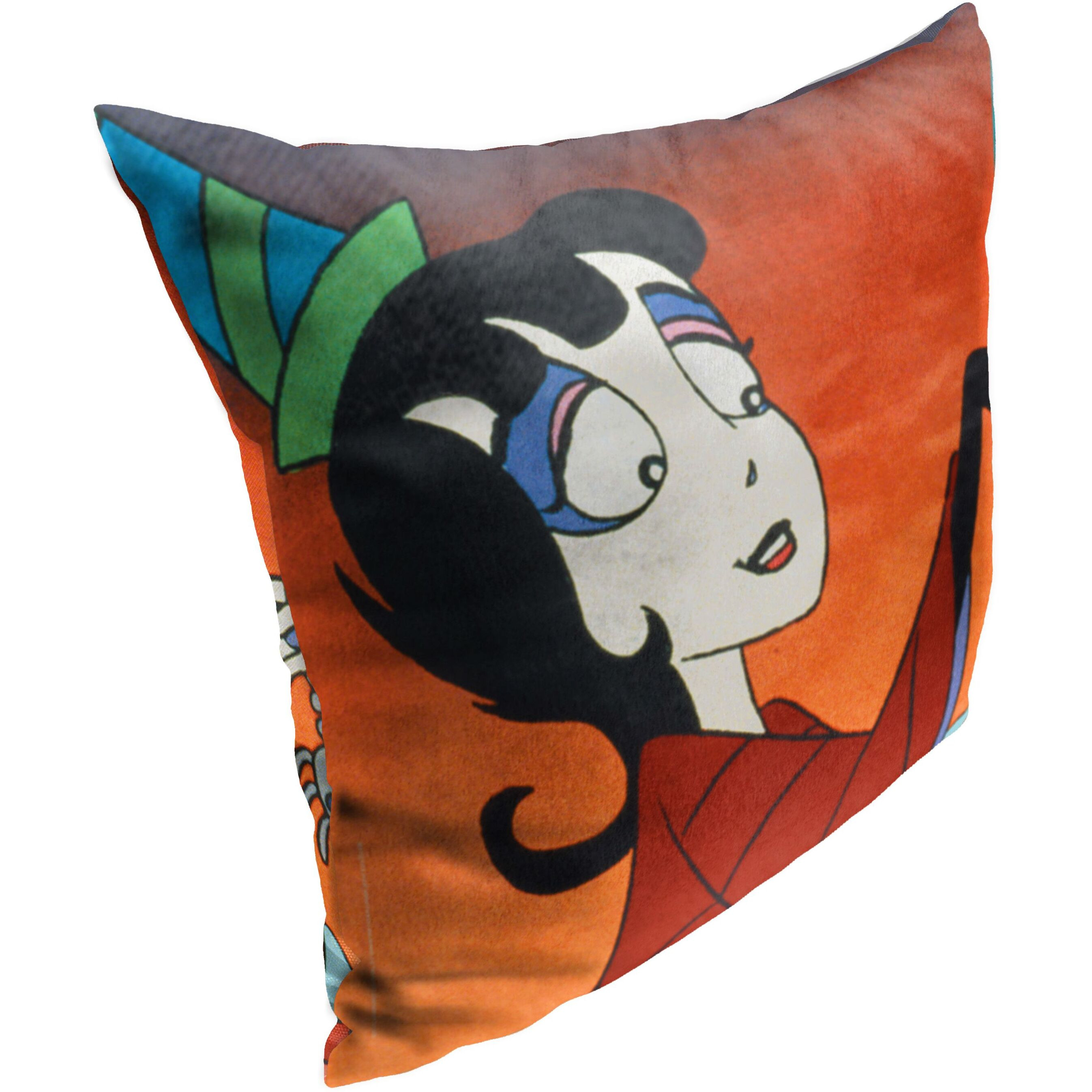 WB Beetlejuice Animated Creepy Lydia Printed Throw Pillow, 18&quotx18"