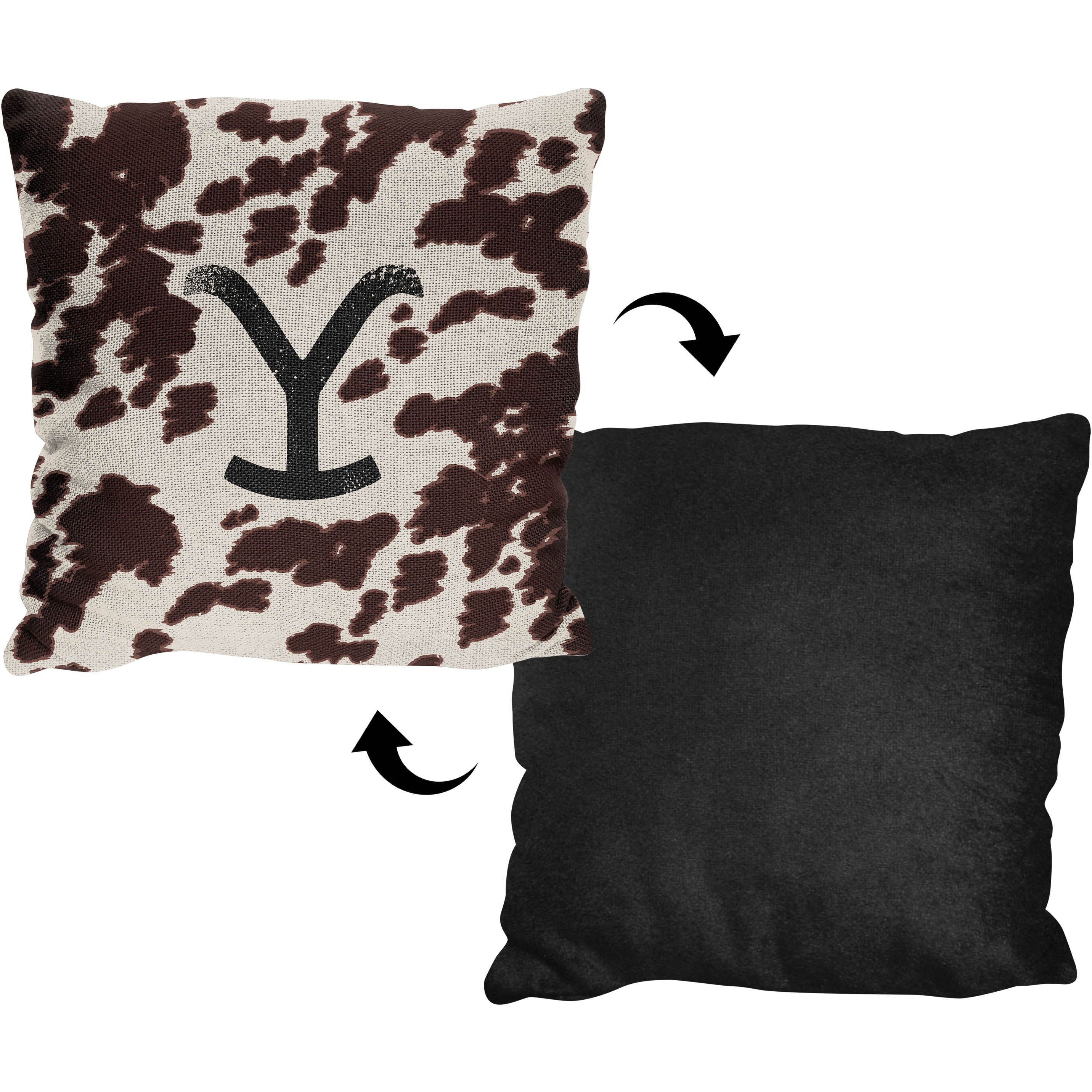 Yellowstone Cattle Brand 20" Jacquard Pillow