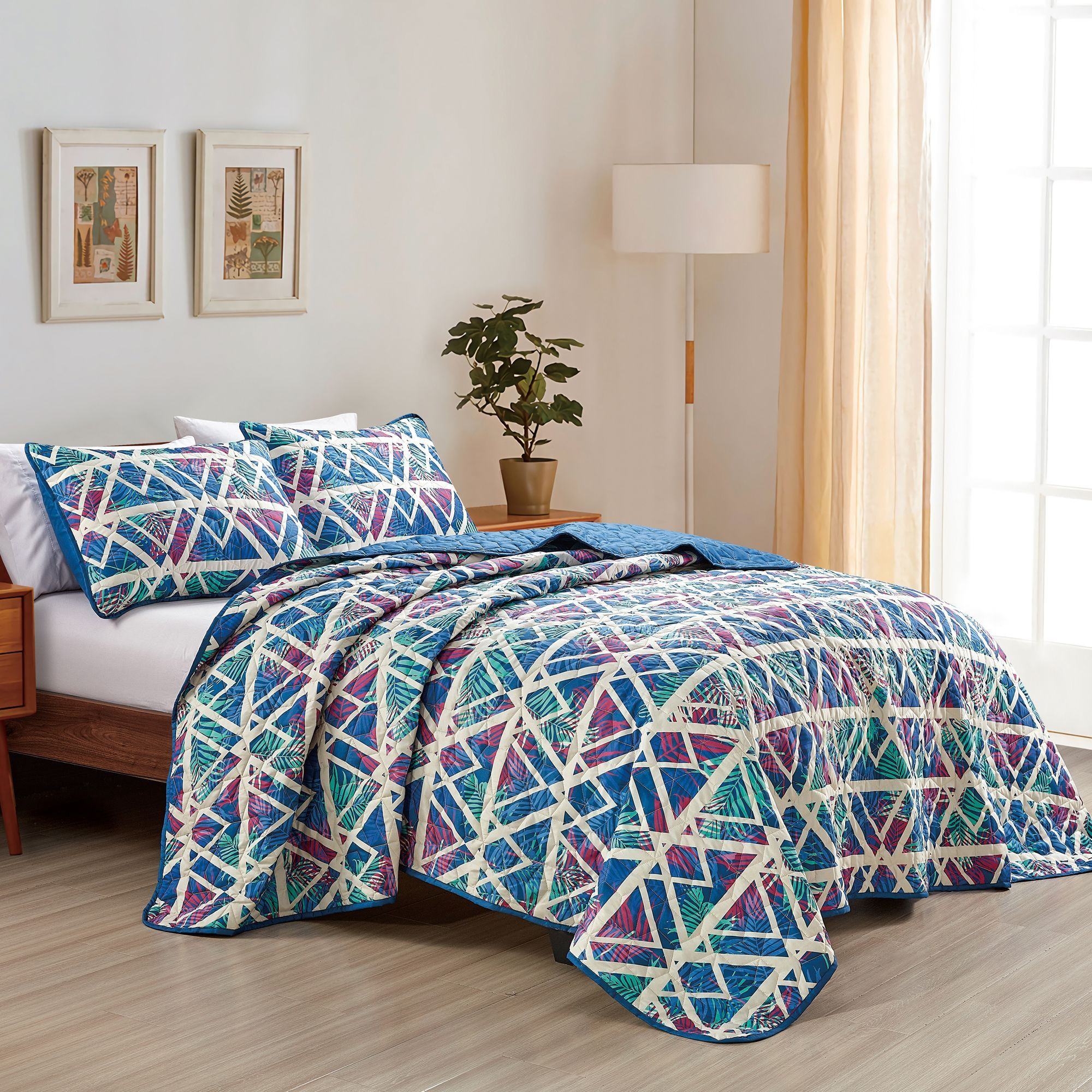 Kuma 3 Piece Bedspread Set(D0102H52YU6)