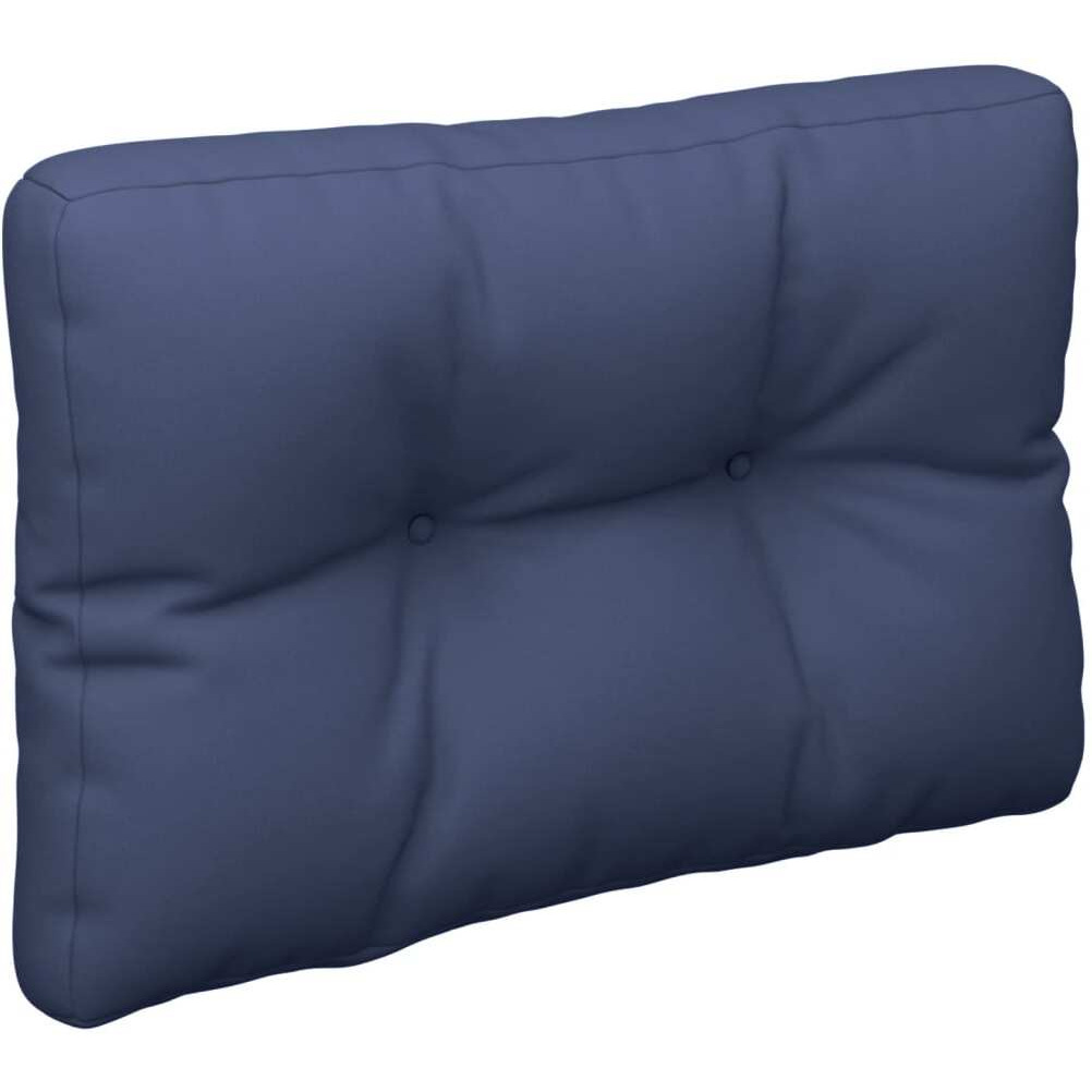 vidaXL Pallet Cushion Navy Blue 19.7x15.7x4.7 Fabric