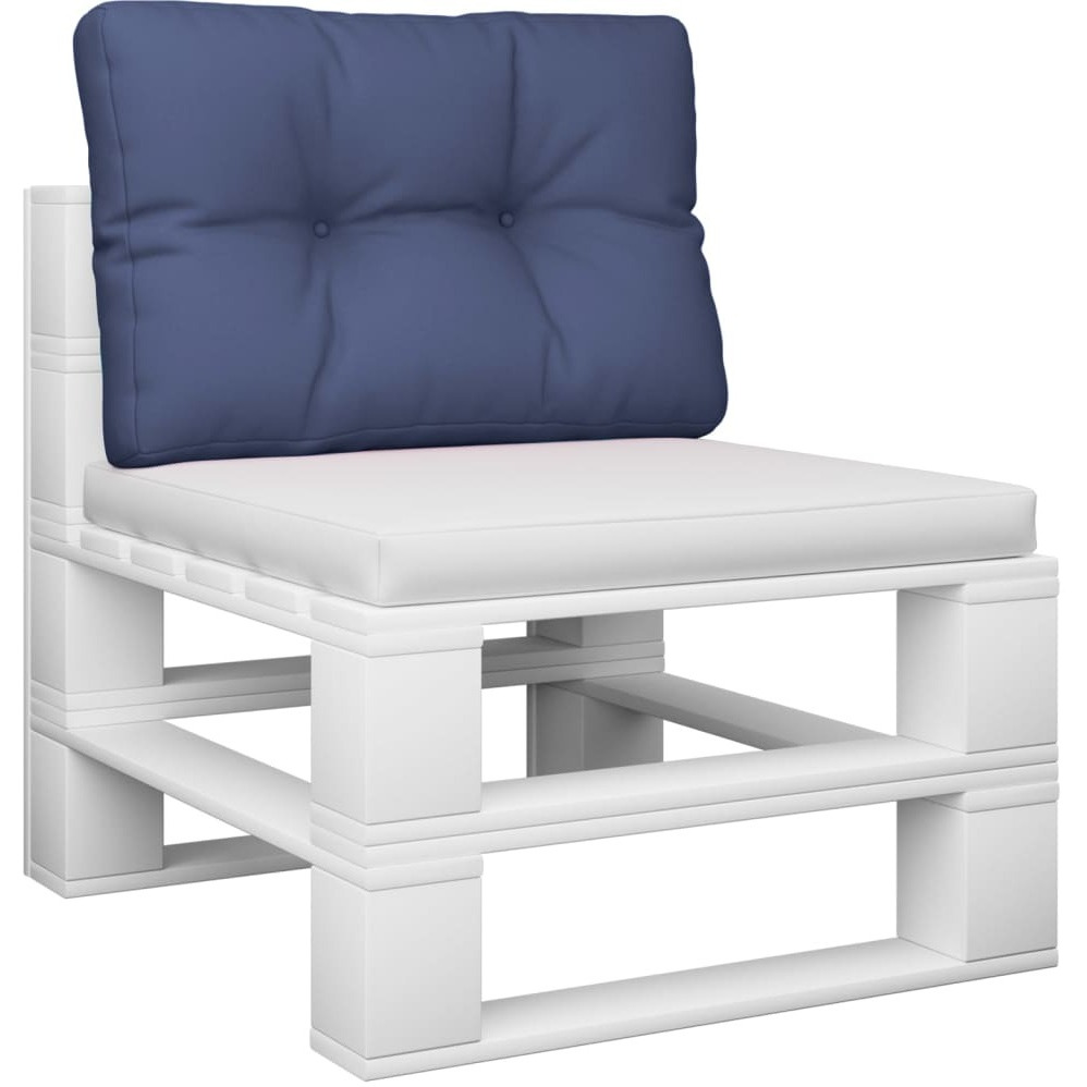 vidaXL Pallet Cushion Navy Blue 19.7x15.7x4.7 Fabric