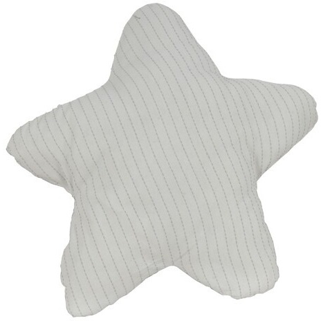 Set of Two White 3D Starfish Throw Pillows