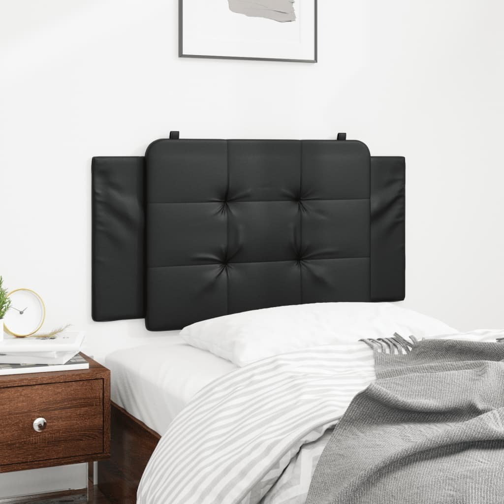 vidaXL Headboard Cushion Black 39.4 Faux Leather