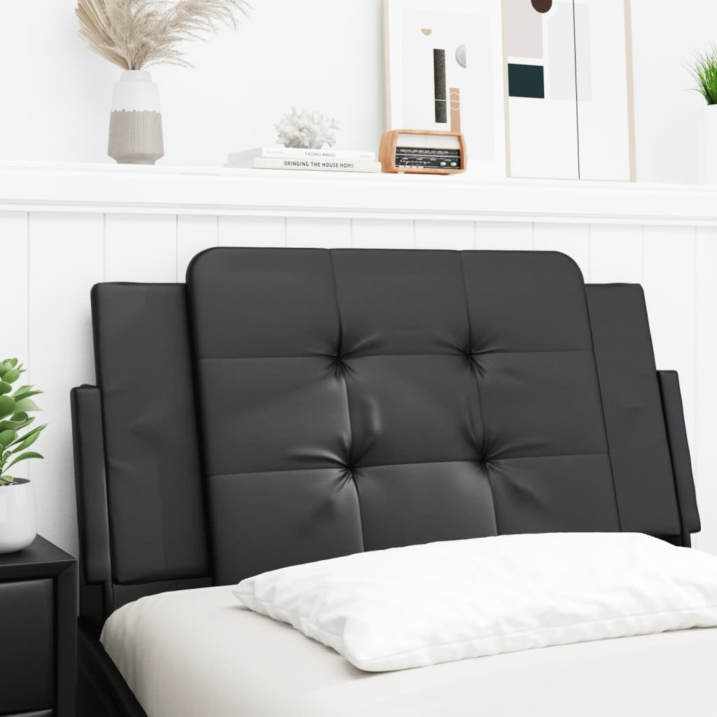 vidaXL Headboard Cushion Black 39.4 Faux Leather