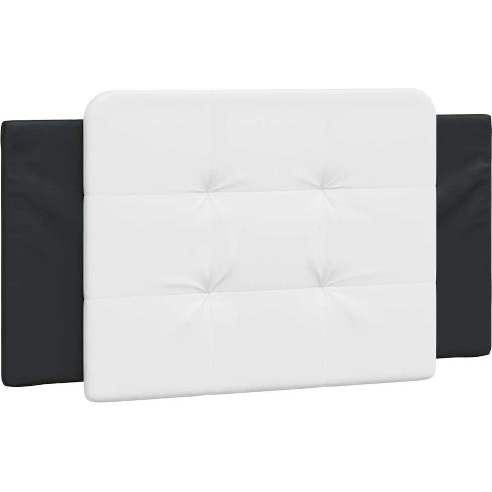 vidaXL Headboard Cushion Black and White 39.4 Faux Leather
