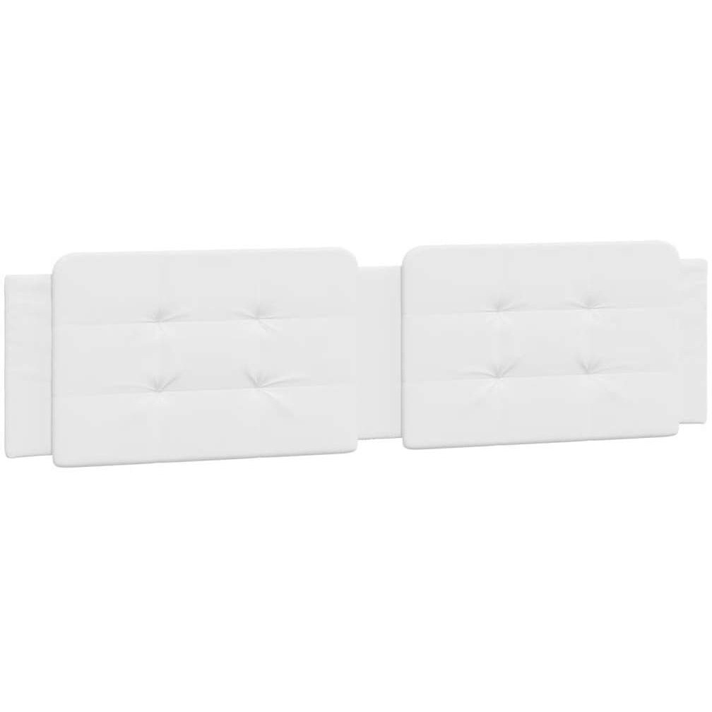 vidaXL Headboard Cushion White 76 Faux Leather