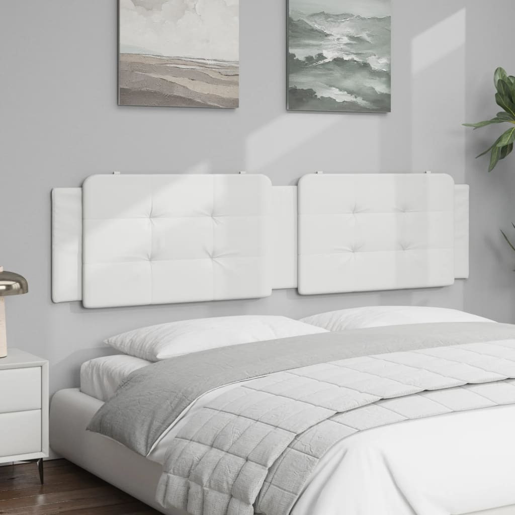 vidaXL Headboard Cushion White 76 Faux Leather