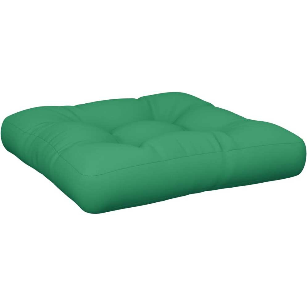 vidaXL Pallet Cushion Green 60x60x4.7" Fabric