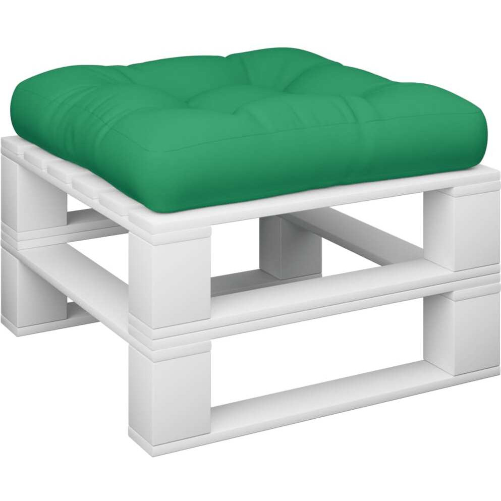 vidaXL Pallet Cushion Green 60x60x4.7" Fabric