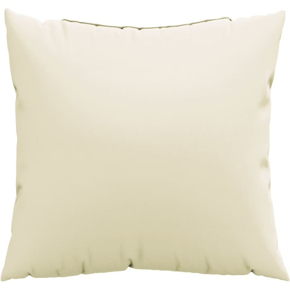 vidaXL Sofa Cushions 4 pcs Cream 15.7&quotx15.7" Fabric