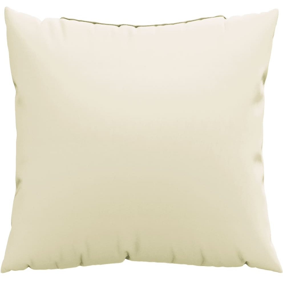 vidaXL Sofa Cushions 4 pcs Cream 19.7&quotx19.7" Fabric