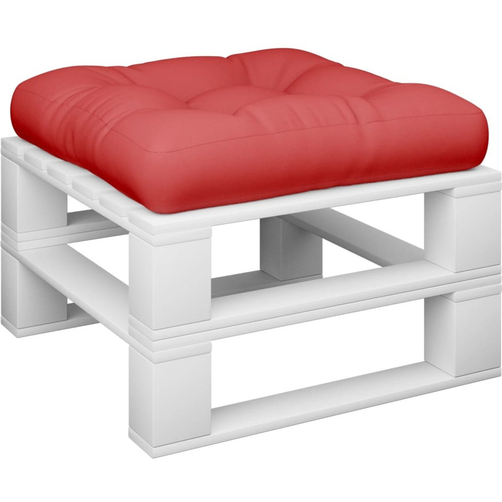vidaXL Pallet Cushion Red 19.7&quotx19.7&quotx4.7" Fabric