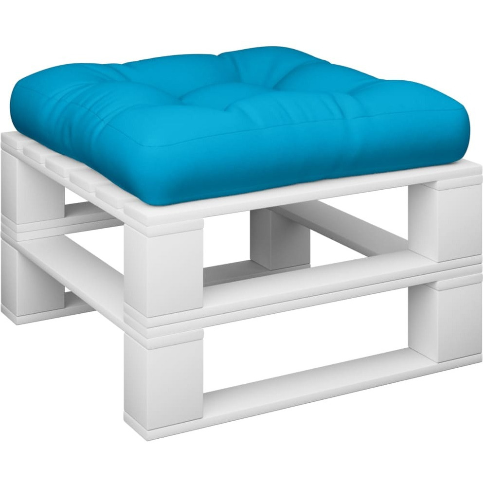 vidaXL Pallet Cushion Blue 23.6&quotx23.6&quotx4.7" Fabric