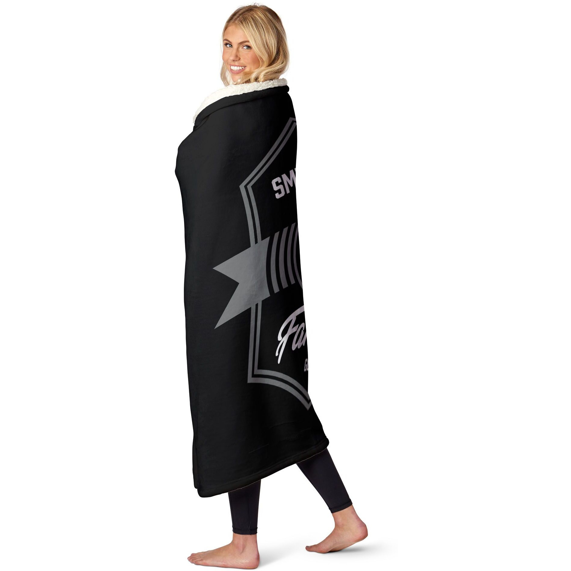 NBA Brooklyn Nets Dominion Personalized Silk Touch Sherpa Throw Blanket 50X60 Inches