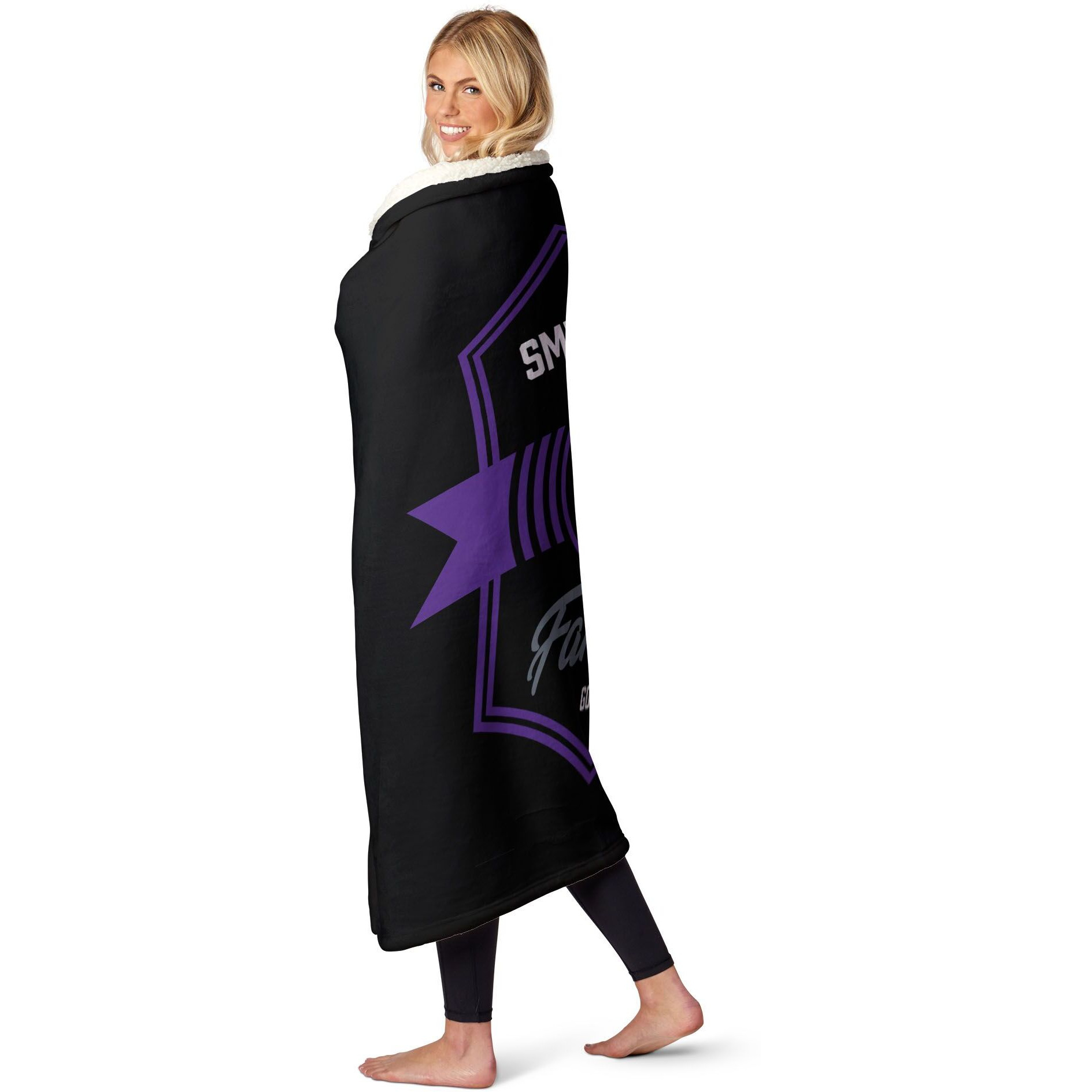 NBA Sacramento Kings Dominion Personalized Silk Touch Sherpa Throw Blanket 50X60 Inches