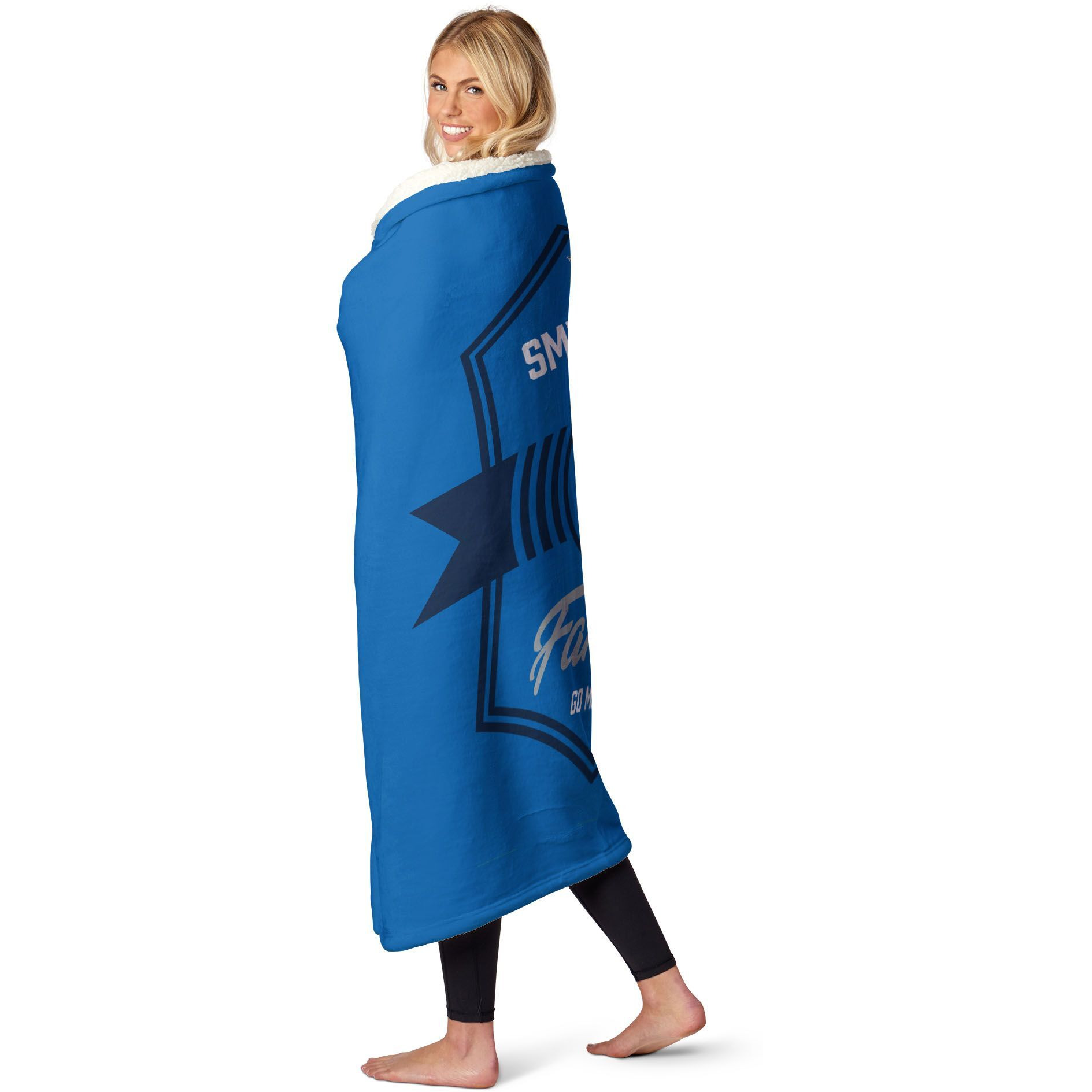 NBA Dallas Mavericks Dominion Personalized Silk Touch Sherpa Throw Blanket 50X60 Inches