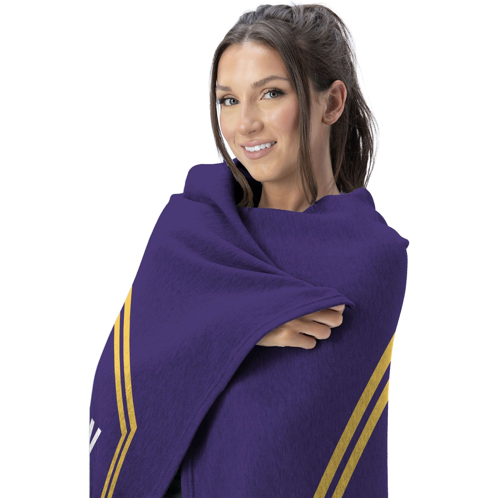NBA Los Angeles Lakers Dominion Personalized Silk Touch Throw Blanket 50X60 Inches