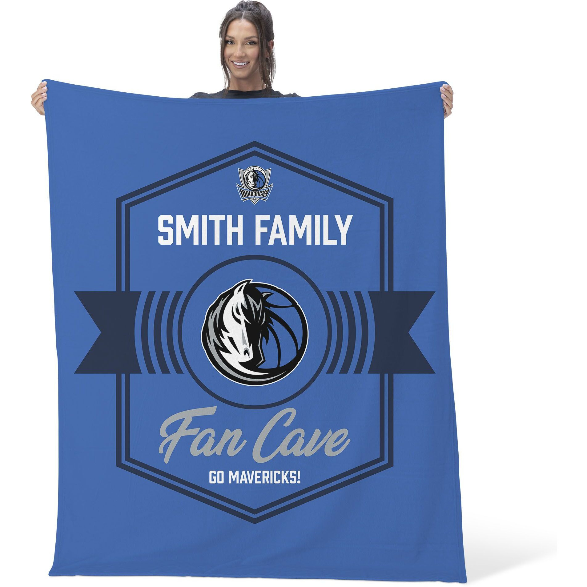 NBA Dallas Mavericks Dominion Personalized Silk Touch Throw Blanket 50X60 Inches