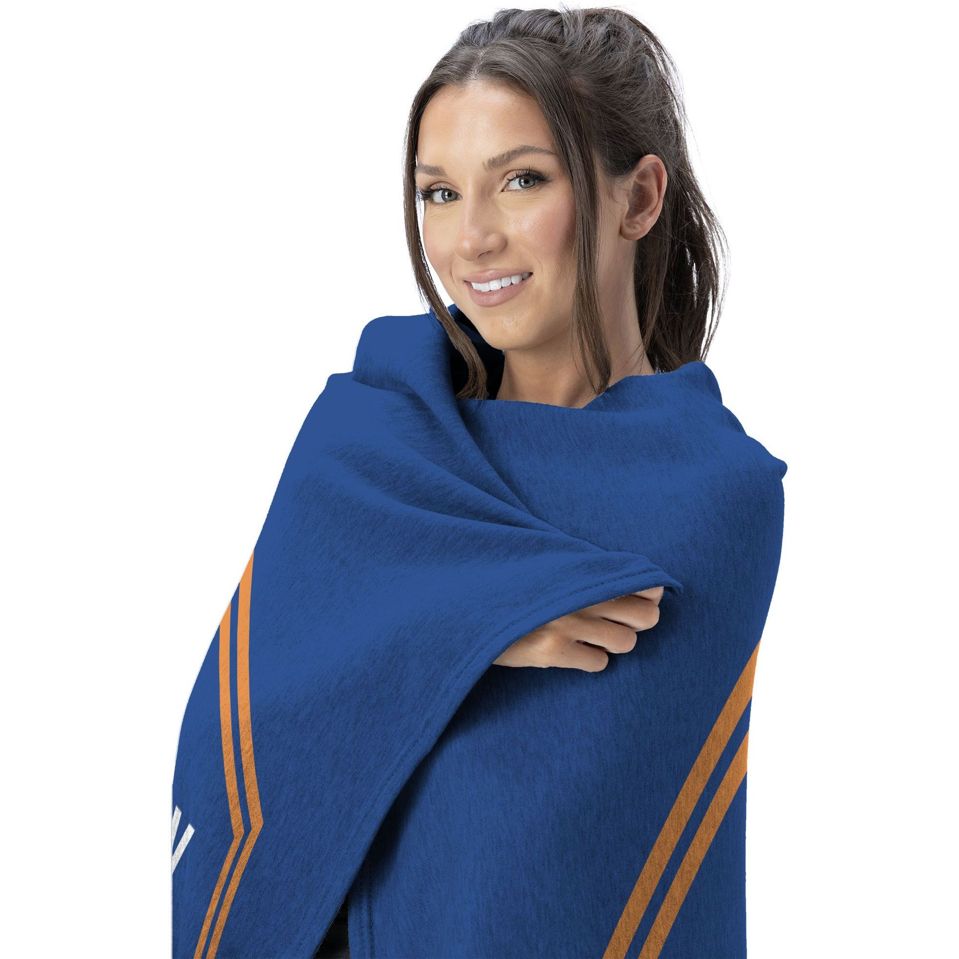 NBA New York Knicks Dominion Personalized Silk Touch Throw Blanket 50X60 Inches