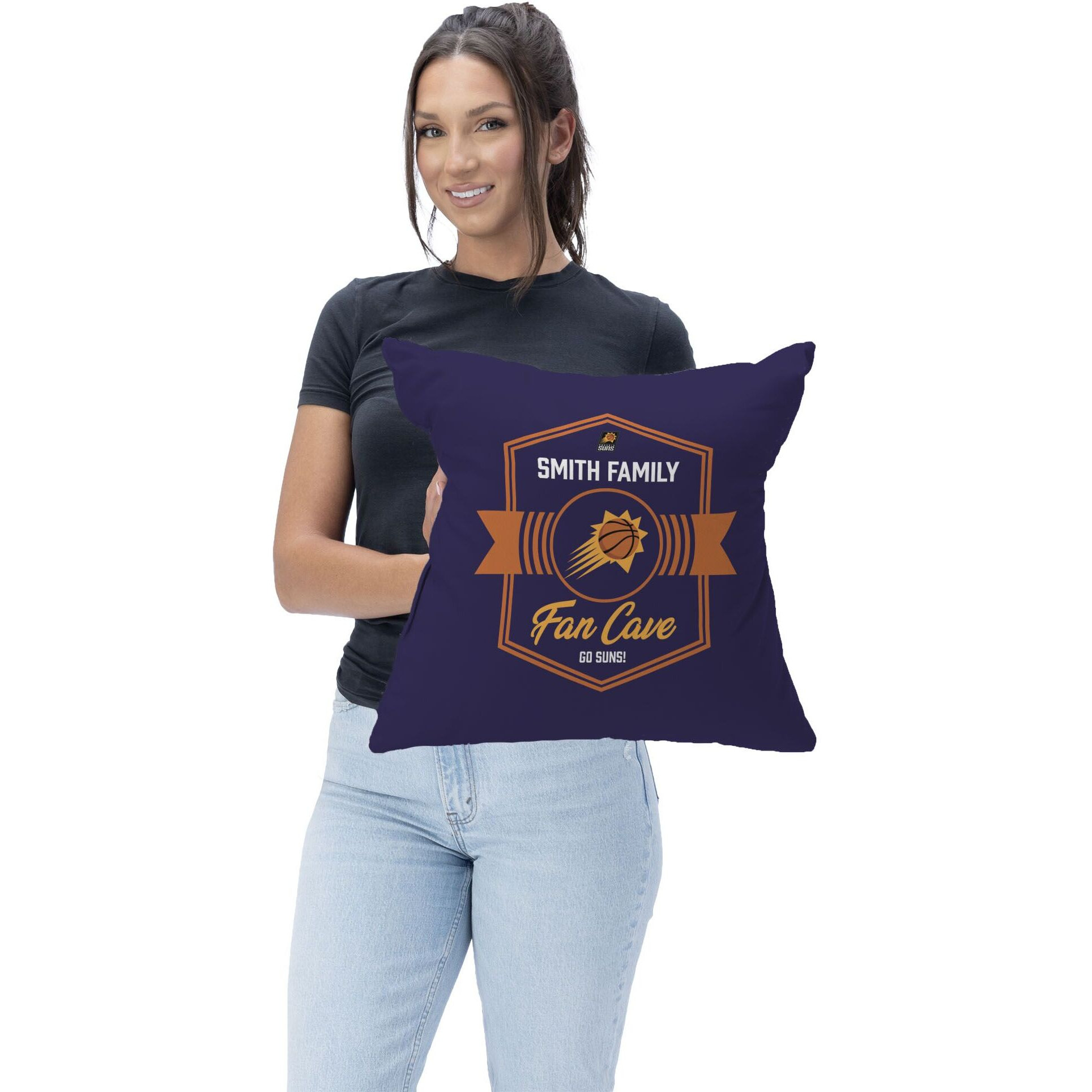 NBA Phoenix Suns Dominion Personalized Throw Pillow 1818 Inches