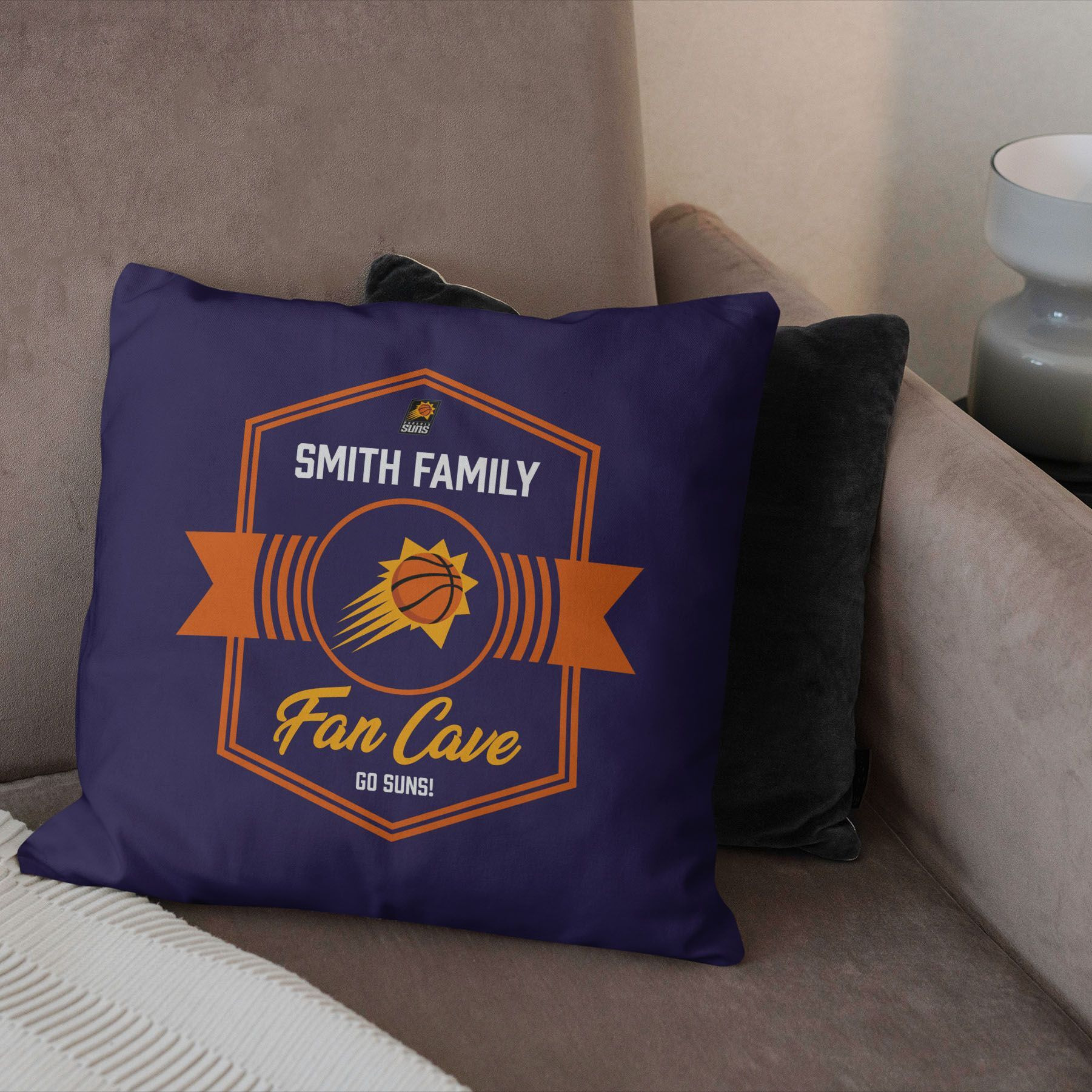 NBA Phoenix Suns Dominion Personalized Throw Pillow 1818 Inches