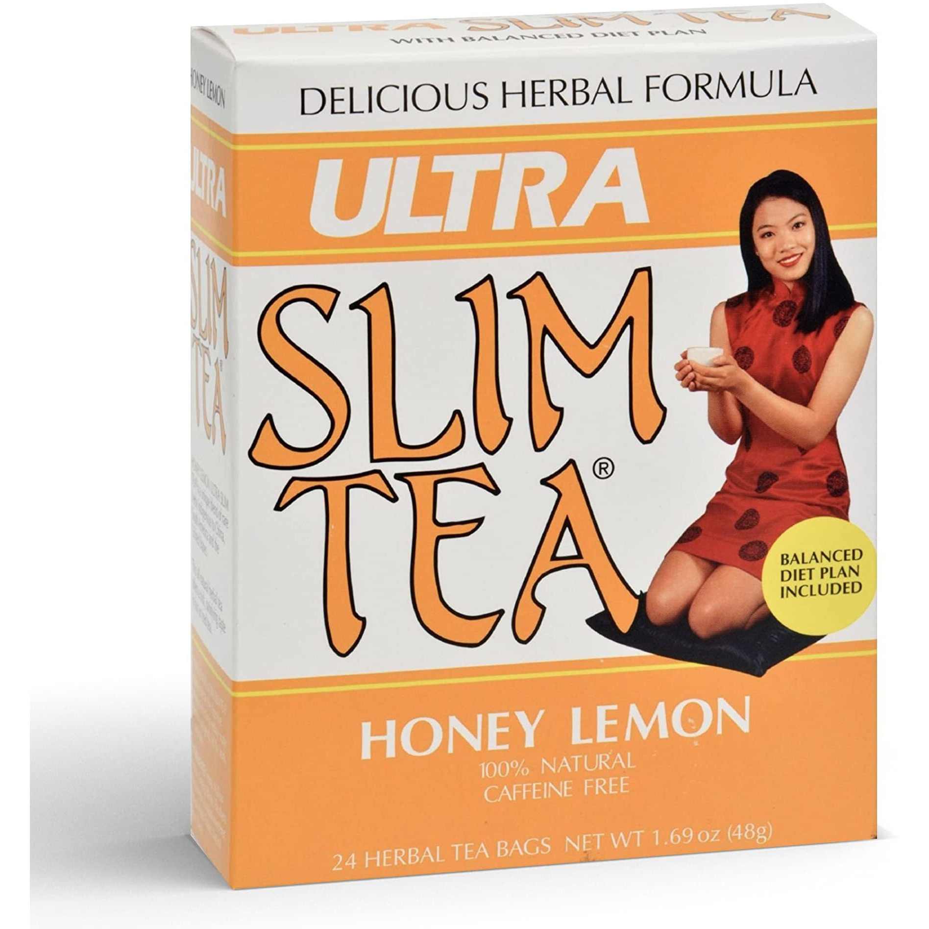 Hobe Labs Ultra Slim Tea 24 Tea Bags (Honey Lemon)