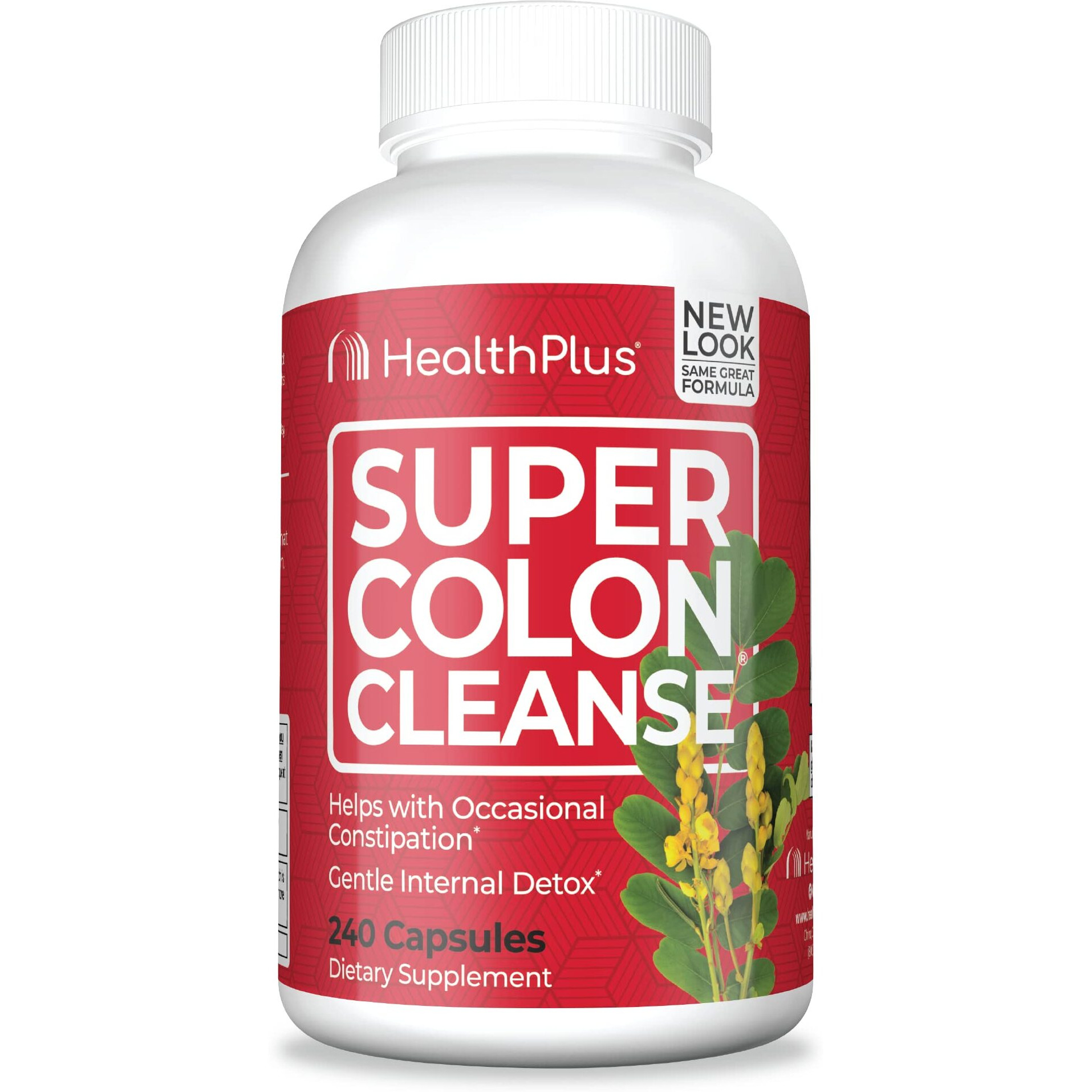 Health Plus - Super colon cleanse - 500 Mg - 240 capsules(D0102H5WD3P)