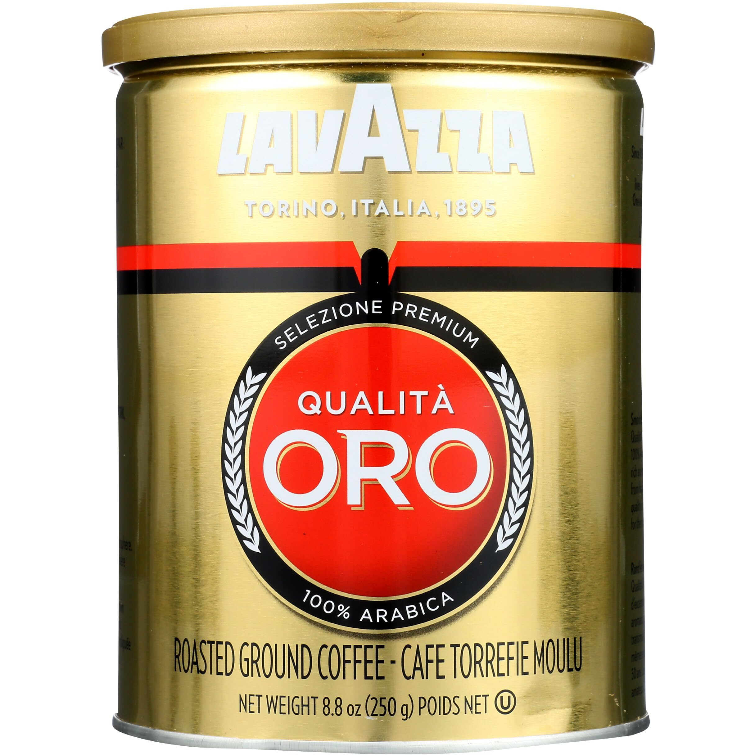 Qualita Oro Roast Ground Coffee by Lavazza for Unisex - 8.8 oz Coffee