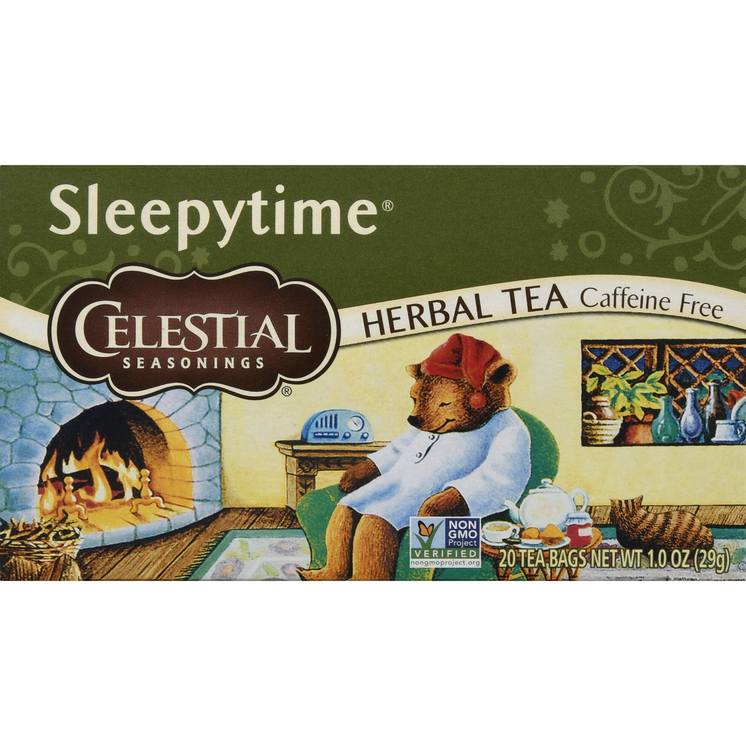 celestial Seasonings Sleepytime Herbal Tea caffeine Free - 20 Tea Bags - case Of 6(D0102H5K5U2)