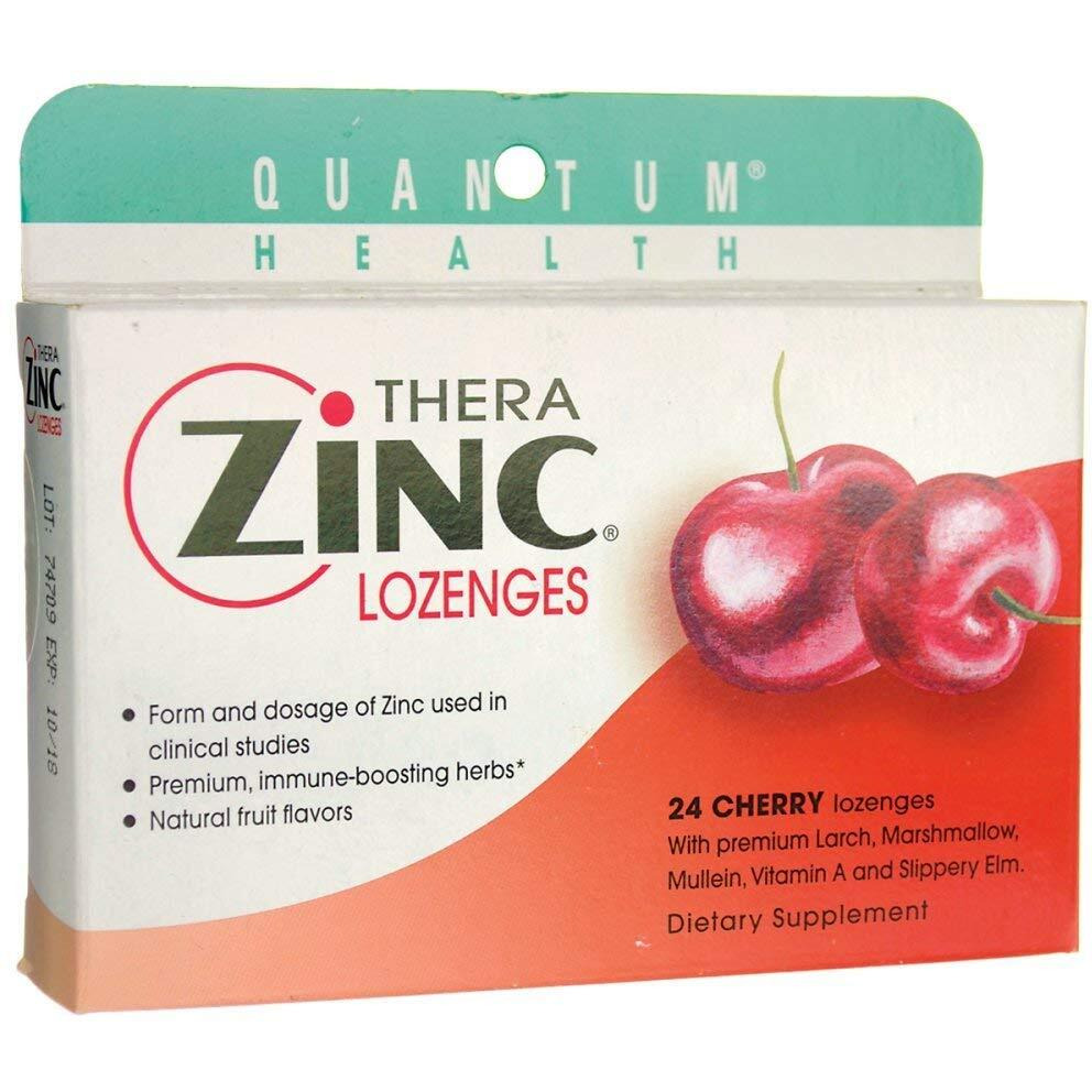 Quantum Research cold Season Plus Zinc - cherry - 24 Lozenges(D0102H5KPB2)