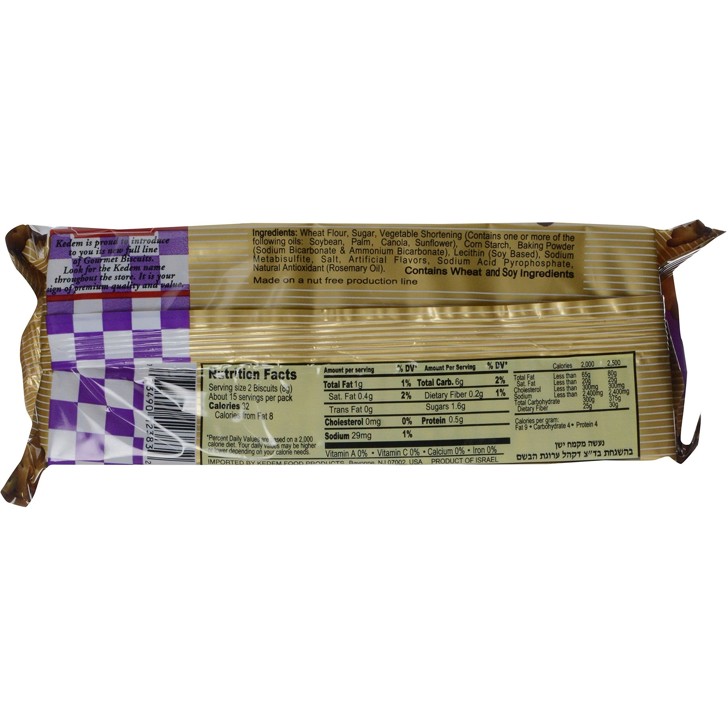 Kedem Tea Biscuits - Vanilla - case Of 24 - 42 Oz(D0102H5Kg66)