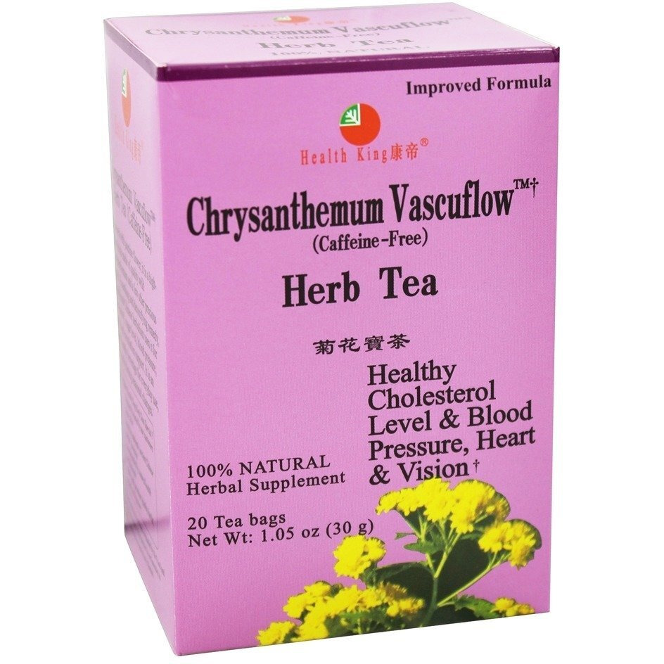 Health King chrysanthemum Vascuflow Herb Tea - 20 Tea Bags(D0102H5WNQ6)