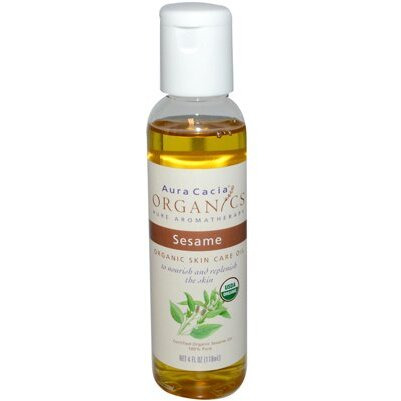 Aura cacia - Organic Aromatherapy Sesame Oil - 4 Fl Oz(D0102H5WZNX)
