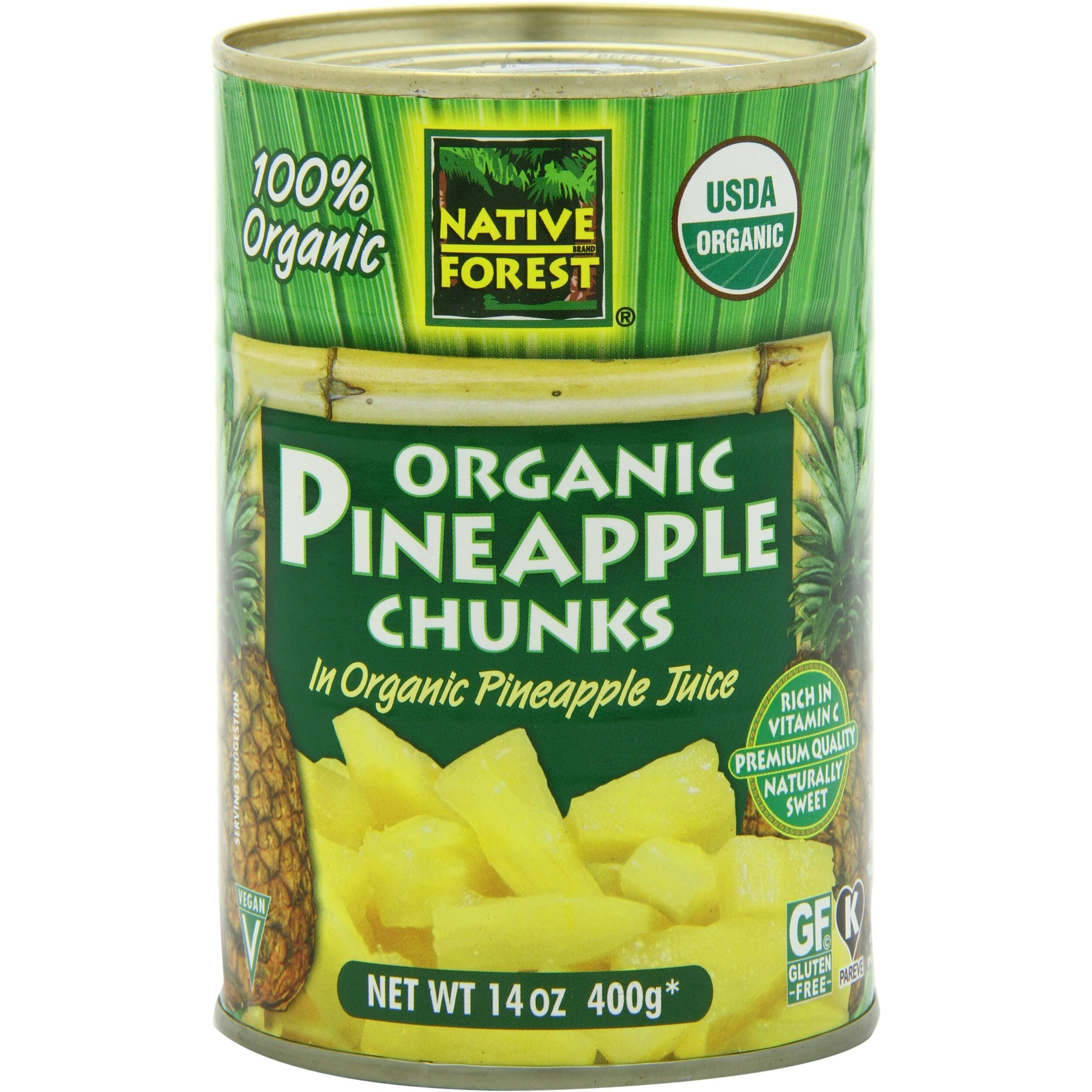 Native Forest Organic chunks - Pineapple - case Of 6 - 14 Oz(D0102H5K908)