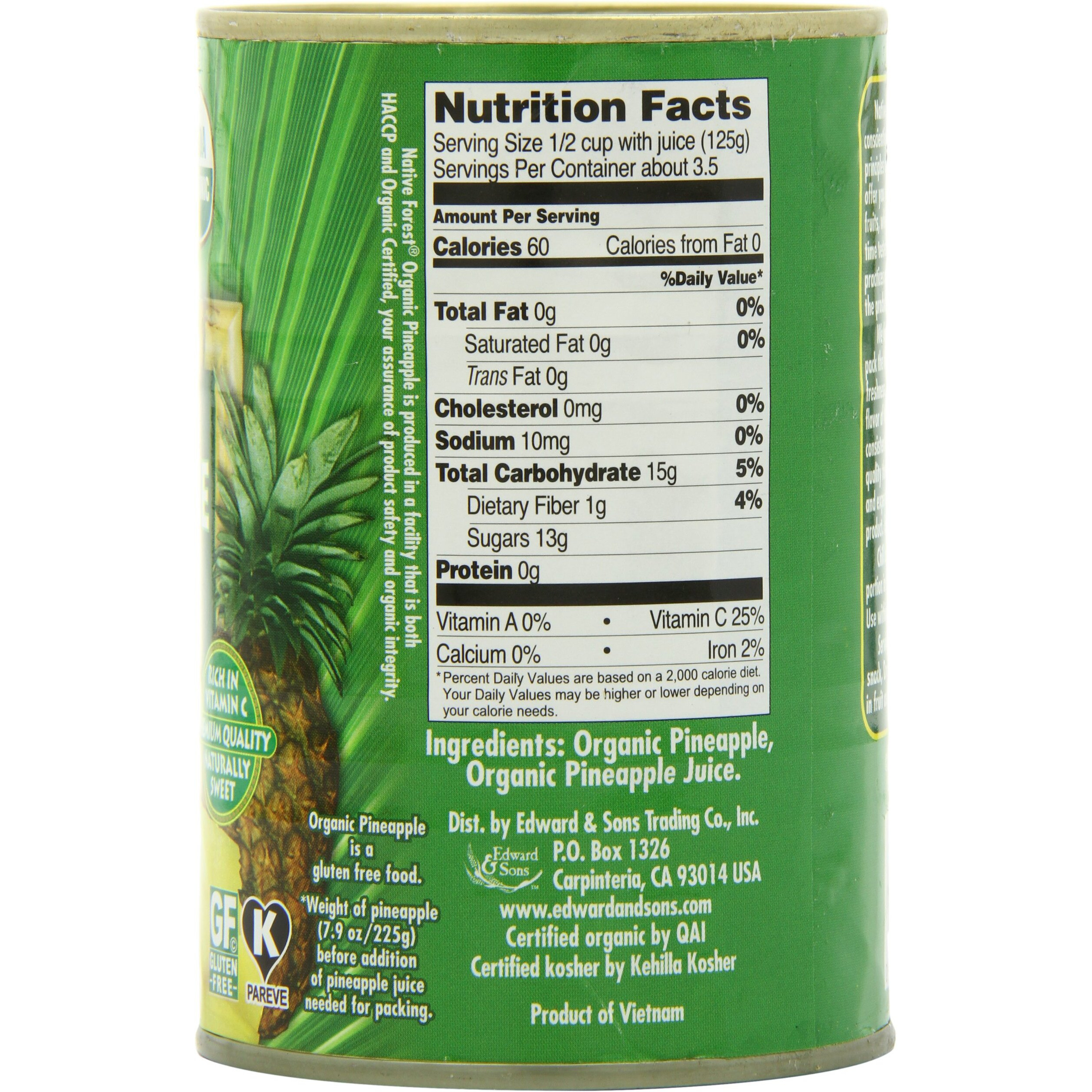 Native Forest Organic chunks - Pineapple - case Of 6 - 14 Oz(D0102H5K908)