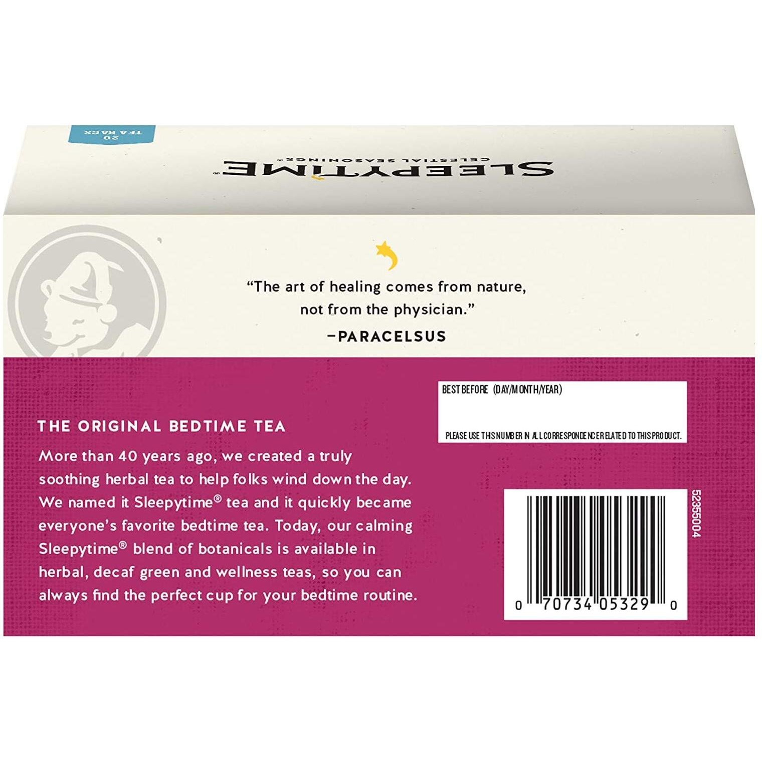 celestial Seasonings Sleepytime Echinacea complete care Wellness Tea - 20 Tea Bags - case Of 6(D0102H5KAMX)