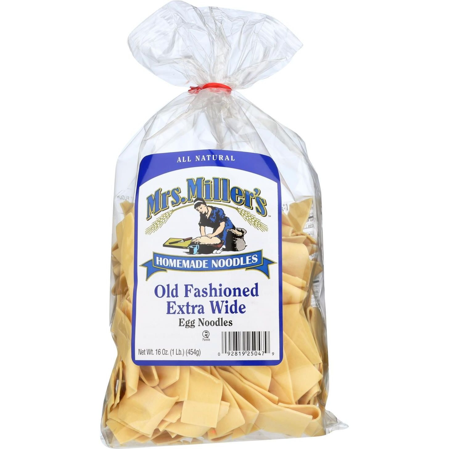 Mrs Millers Homemade Noodles - Old Fashioned Extra Wide Egg Noodles - case Of 6 - 16 Oz(D0102H5WW1J)