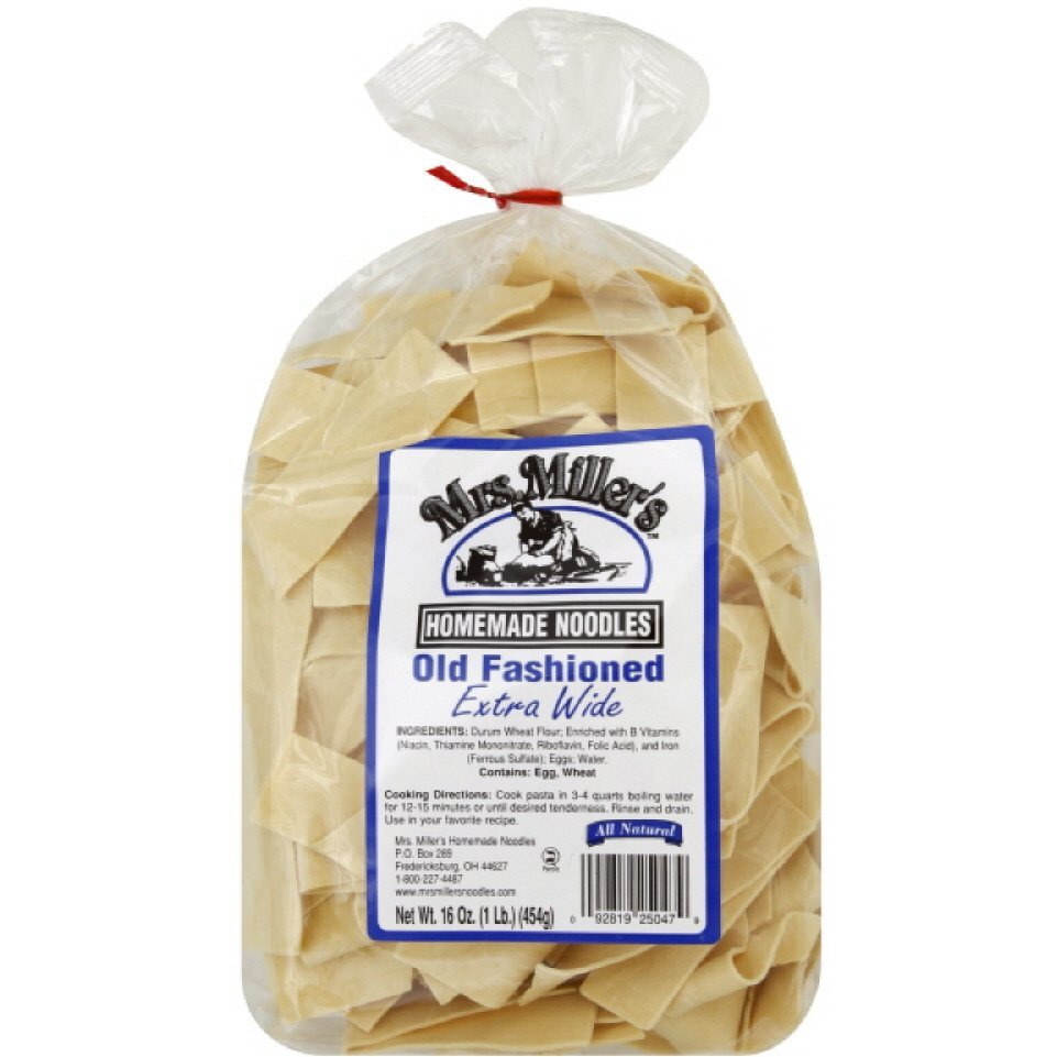 Mrs Millers Homemade Noodles - Old Fashioned Extra Wide Egg Noodles - case Of 6 - 16 Oz(D0102H5WW1J)