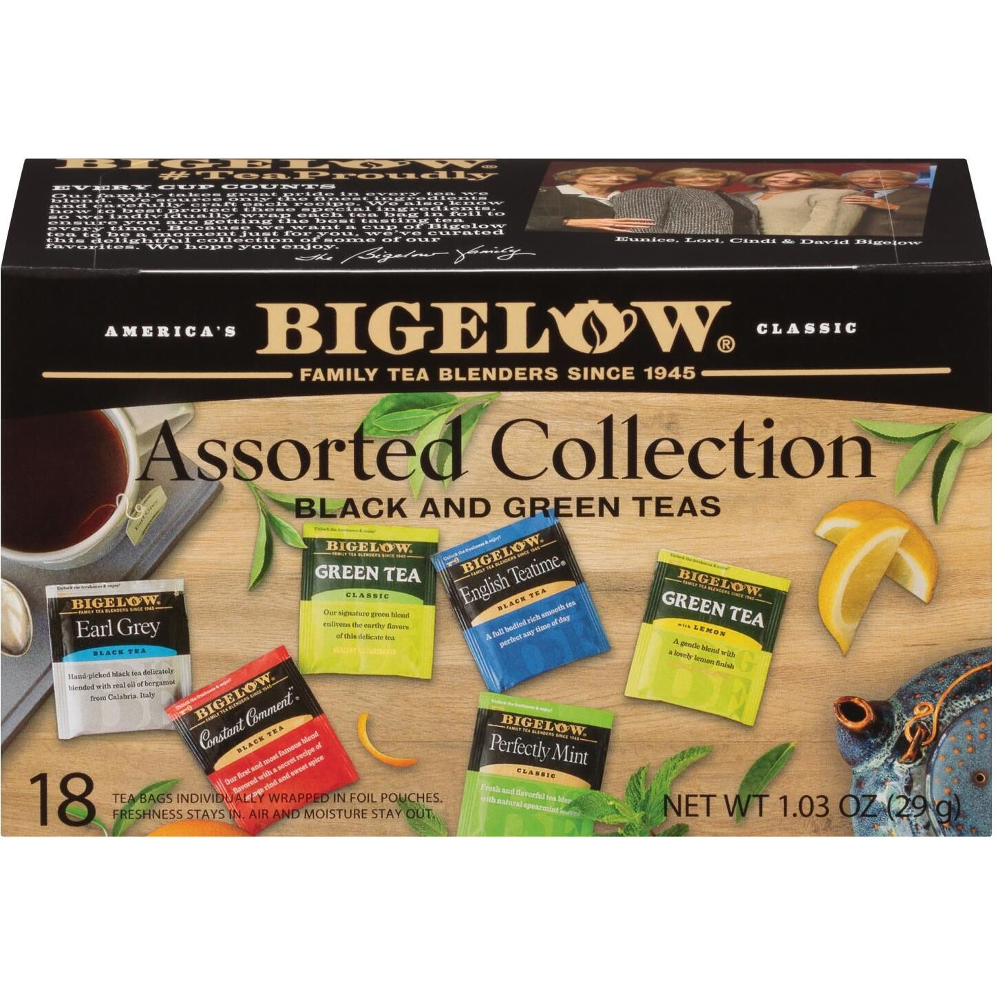 Bigelow Tea Assorted Tea - 6 Variety - case Of 6 - 18 Bag(D0102H5KQZJ)