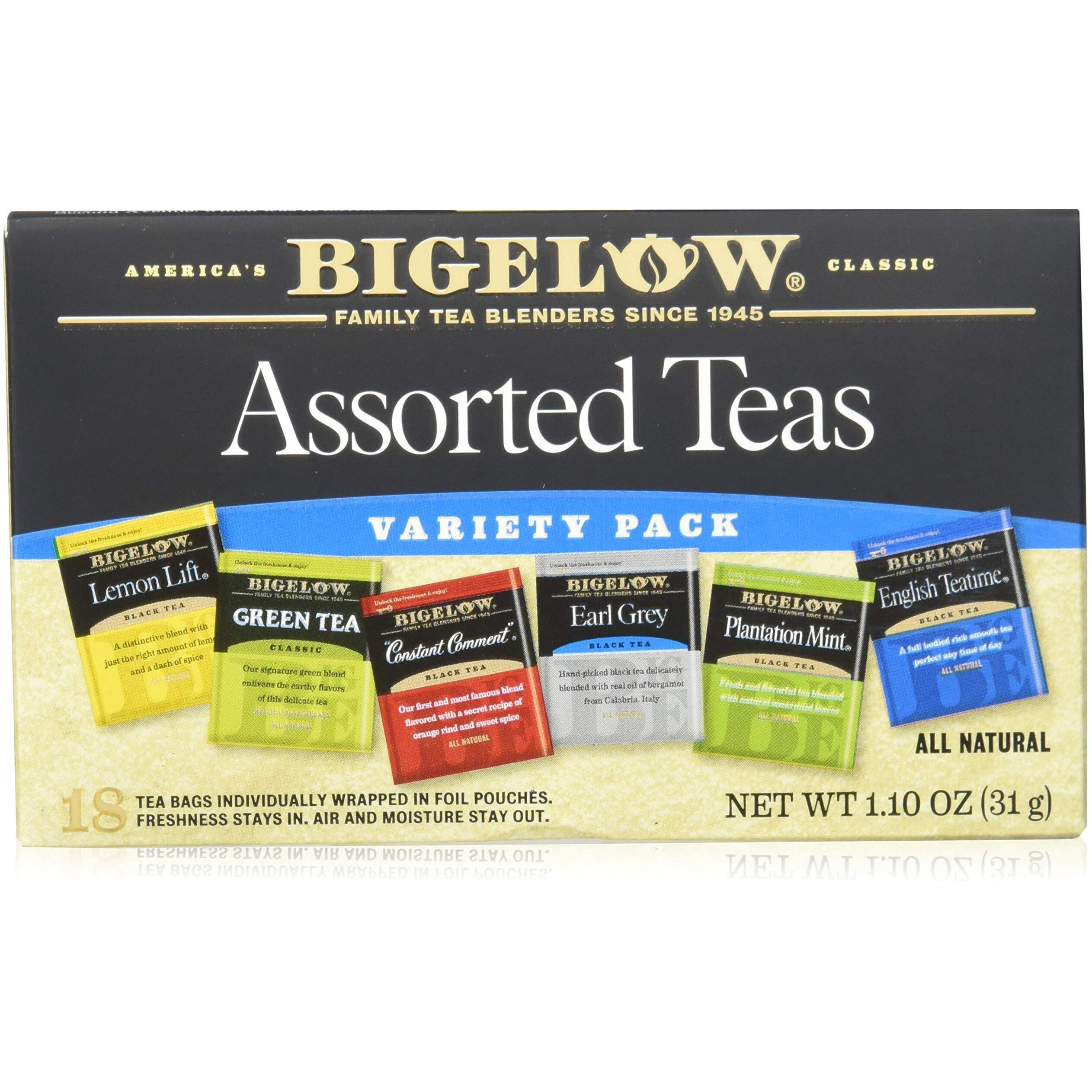 Bigelow Tea Assorted Tea - 6 Variety - case Of 6 - 18 Bag(D0102H5KQZJ)