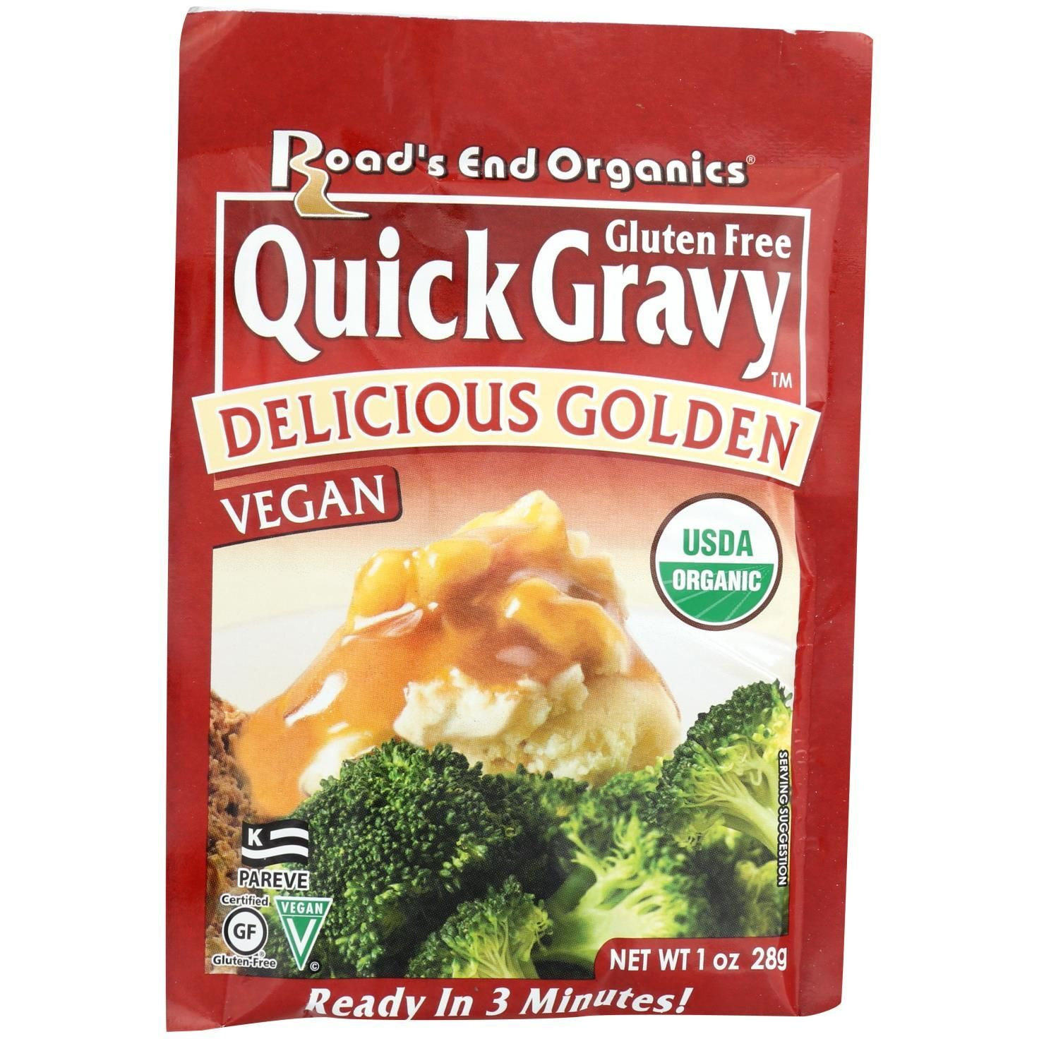 Roads End Organics gravy Mix - Organic - golden - 1 Oz - case Of 12(D0102H5WWJP)