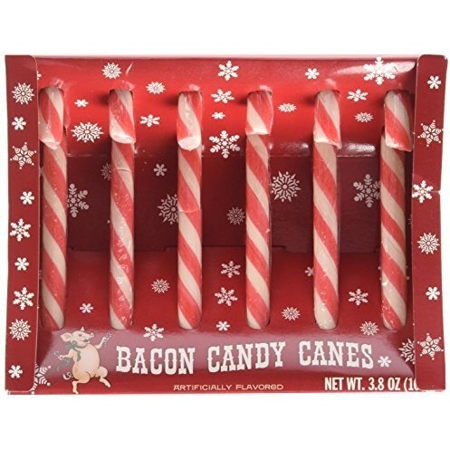 Bacon Flavored Candy Canes