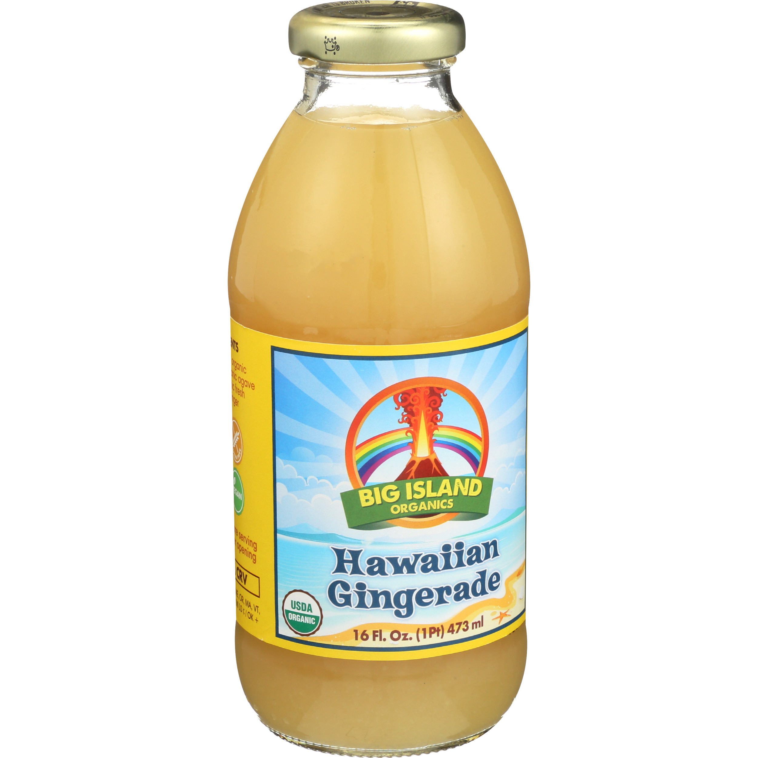 Big Island Organics - Hawaiian Gingerade - 16oz (4 pk)