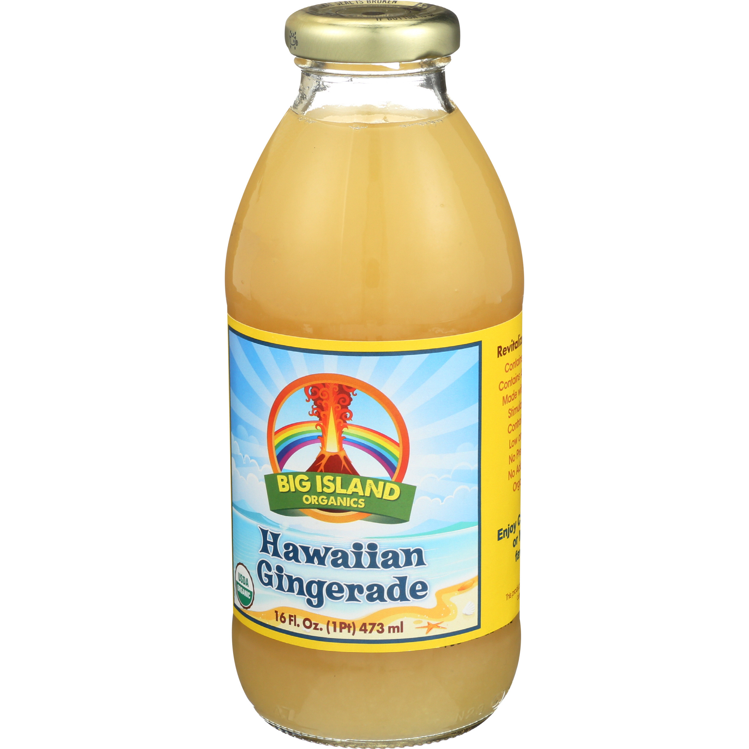 Big Island Organics - Hawaiian Gingerade - 16oz (4 pk)