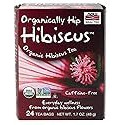 NOW Foods, Organically Hip Hibiscus Tea, Caffeine-Free, Non-GMO, No Added Colors, Preservatives or Sugars, Premium Unbleached Tea Bags with our No-Staples Design, 24-Count