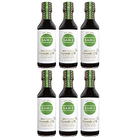 San - J Tamari Soy Sauce - Lite - case Of 6 - 10 Fl Oz(D0102H5KZ3X)