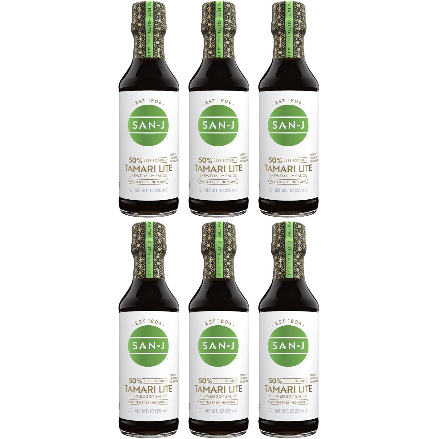 San - J Tamari Soy Sauce - Lite - case Of 6 - 10 Fl Oz(D0102H5KZ3X)