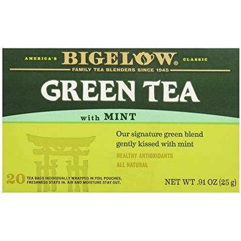 Bigelow Tea green Tea - With Mint - case Of 6 - 20 Bag(D0102H5WTHP)