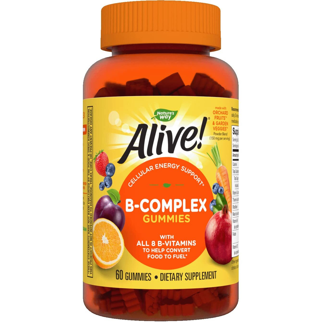 Natures Way - Alive B-complex gummies - 60 gummies(D0102H5KF68)