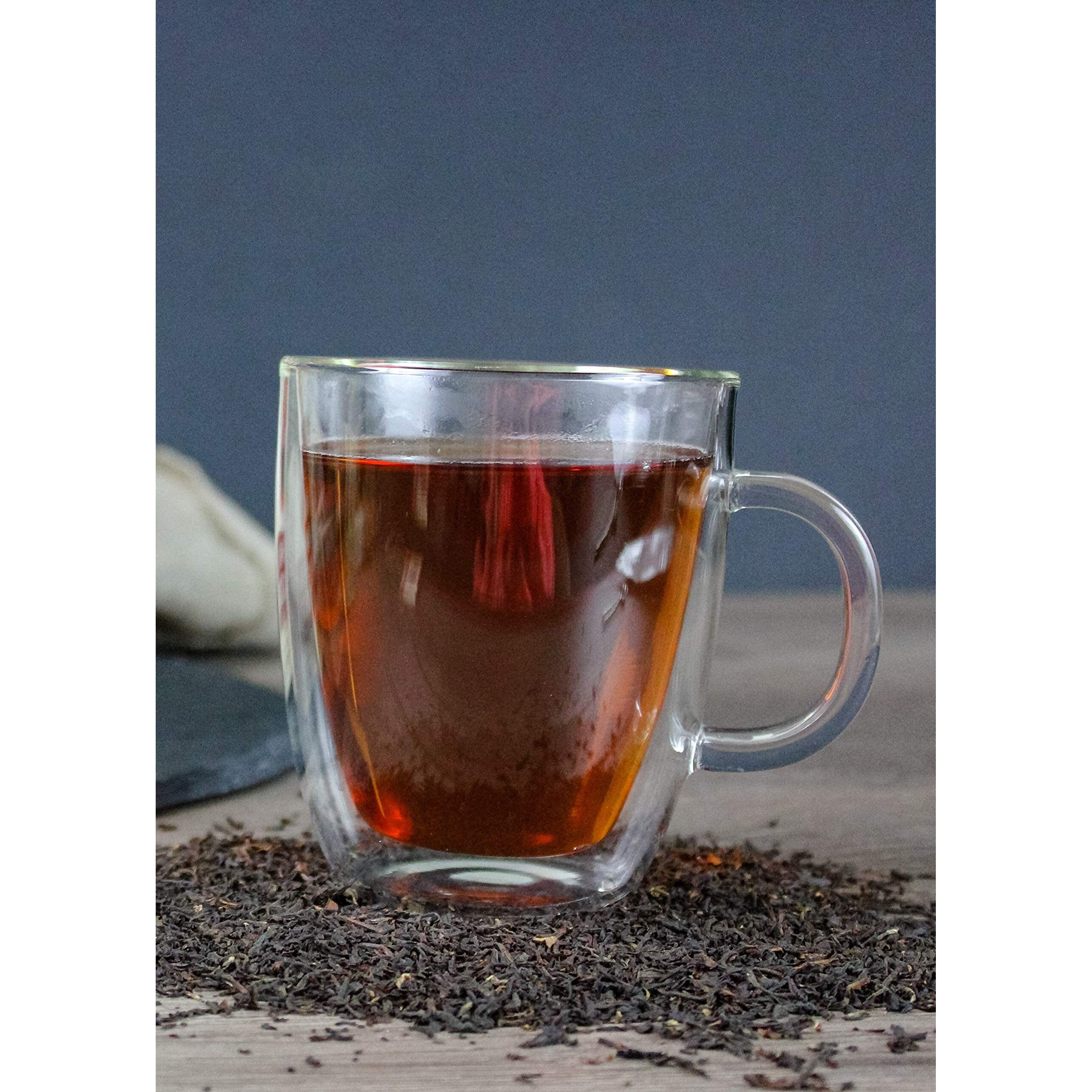 ChaiMati CTC Orange Pekoe Black Tea Malty Awakening Tea Strong Flavor/Smooth undertones High in Caffeine Makes for 350 Cups Easy to Store 24 oz. Food Grade Jar(D0102HPS98A.)